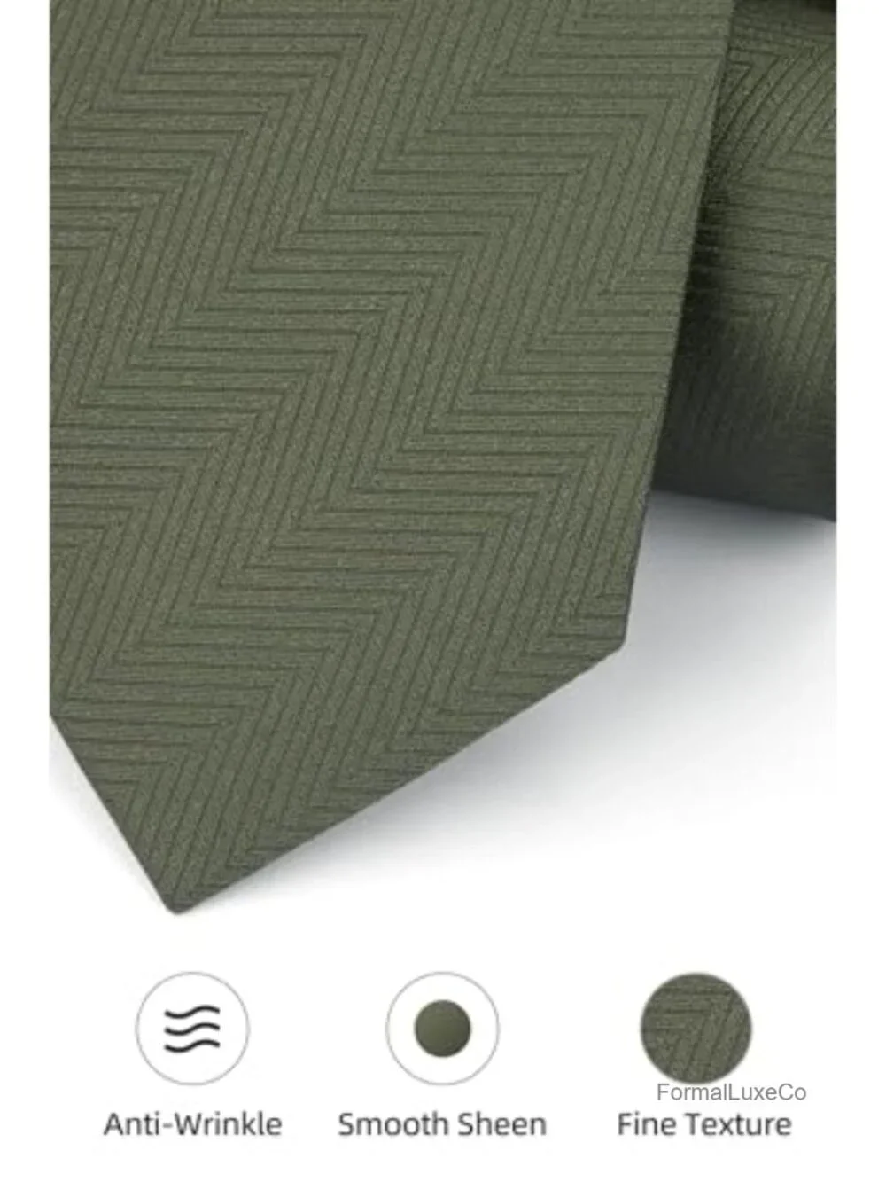Men's Satin Silk Tie & Pocket Square Set Wedding Business Formal Necktie